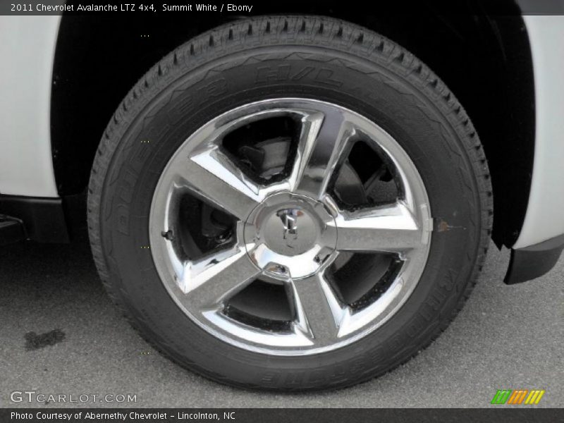 Summit White / Ebony 2011 Chevrolet Avalanche LTZ 4x4