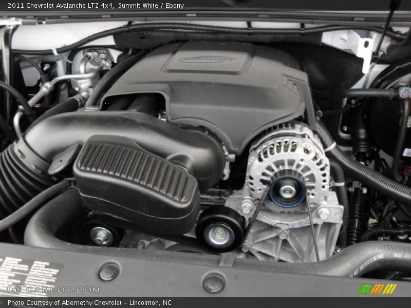 Summit White / Ebony 2011 Chevrolet Avalanche LTZ 4x4
