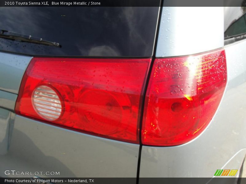 Blue Mirage Metallic / Stone 2010 Toyota Sienna XLE