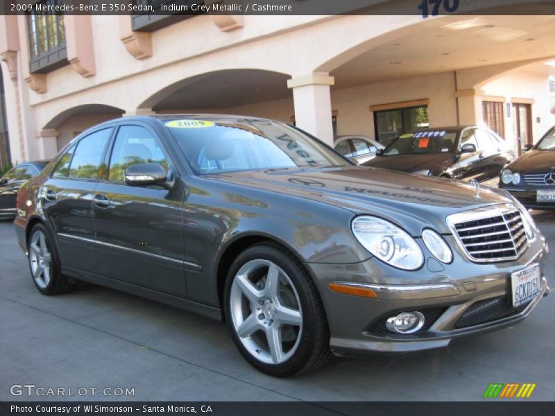 Indium Grey Metallic / Cashmere 2009 Mercedes-Benz E 350 Sedan