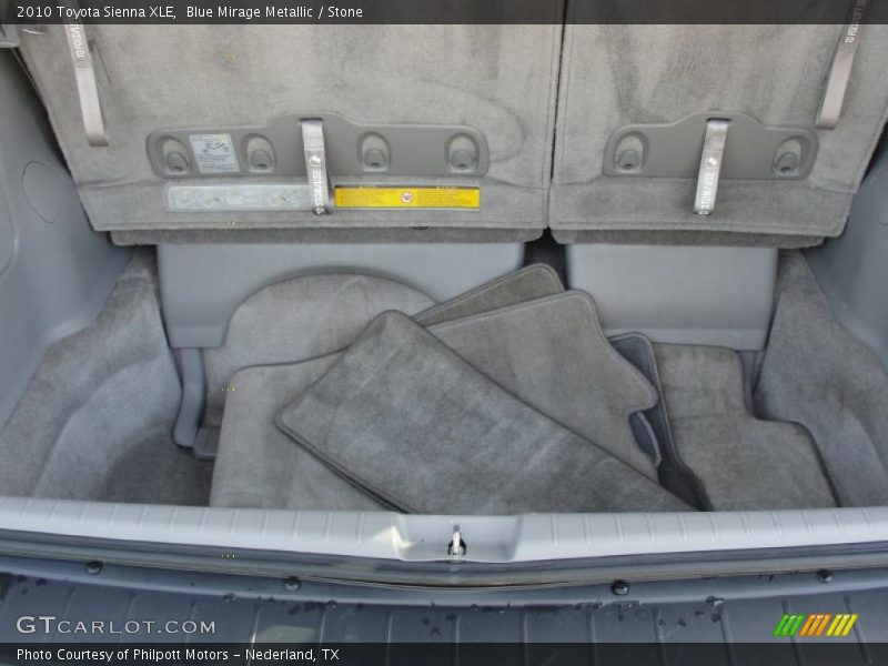 Blue Mirage Metallic / Stone 2010 Toyota Sienna XLE