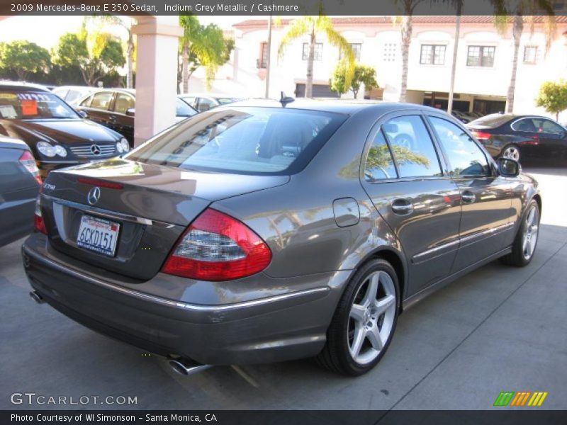 Indium Grey Metallic / Cashmere 2009 Mercedes-Benz E 350 Sedan