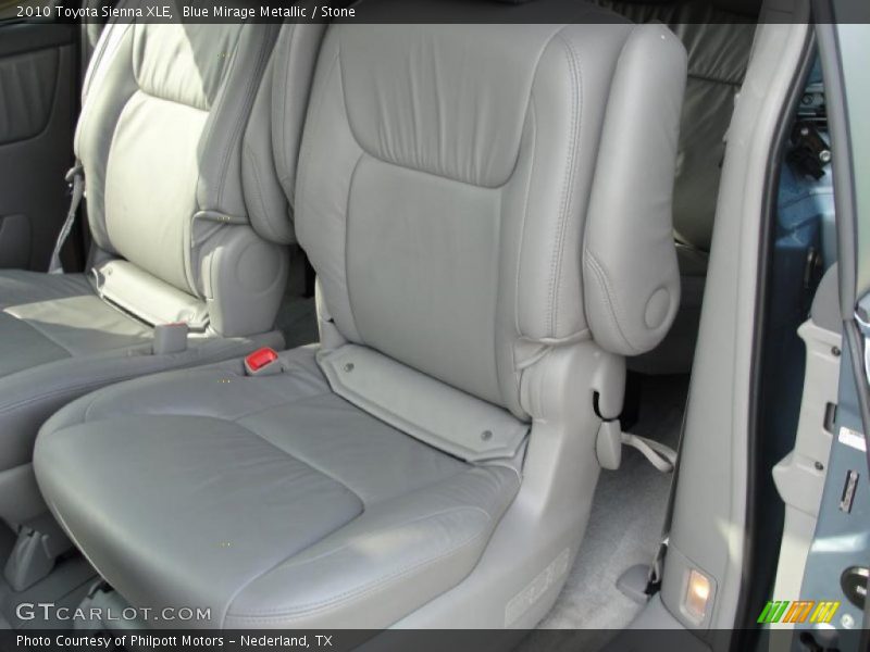 Blue Mirage Metallic / Stone 2010 Toyota Sienna XLE