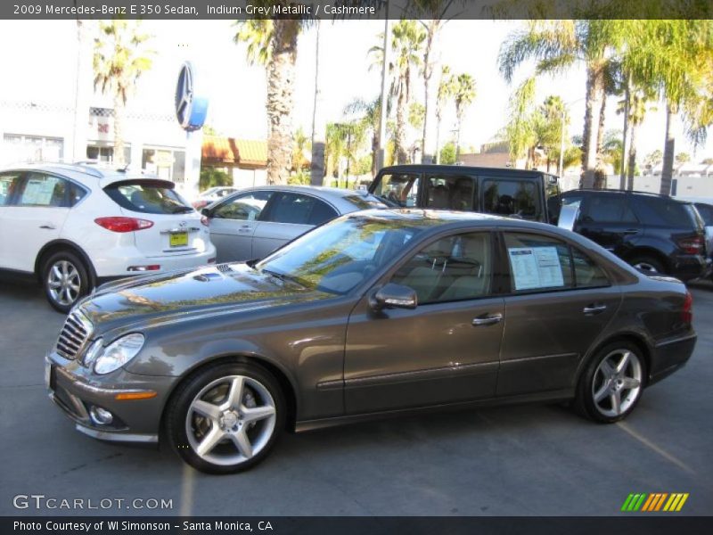 Indium Grey Metallic / Cashmere 2009 Mercedes-Benz E 350 Sedan