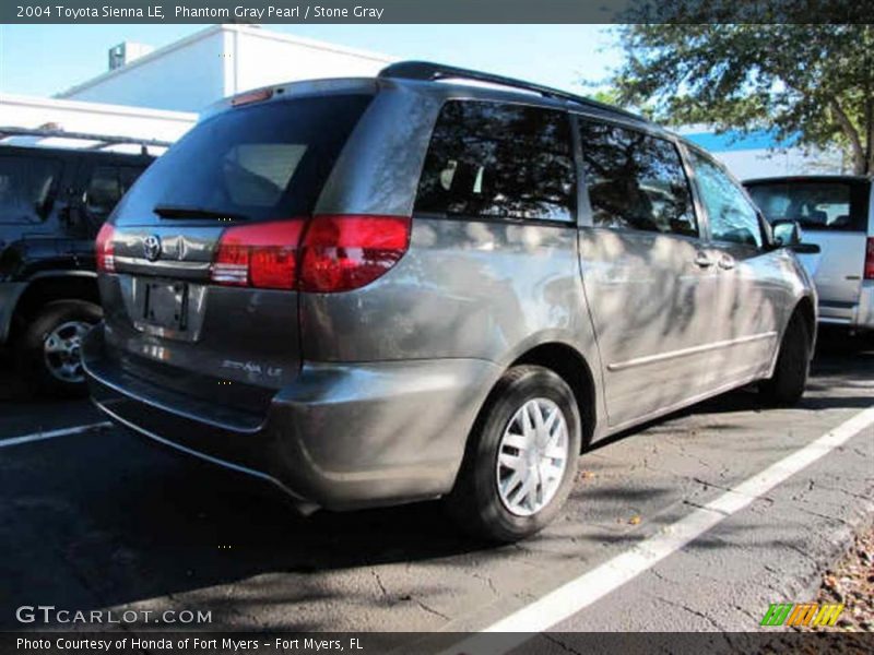 Phantom Gray Pearl / Stone Gray 2004 Toyota Sienna LE