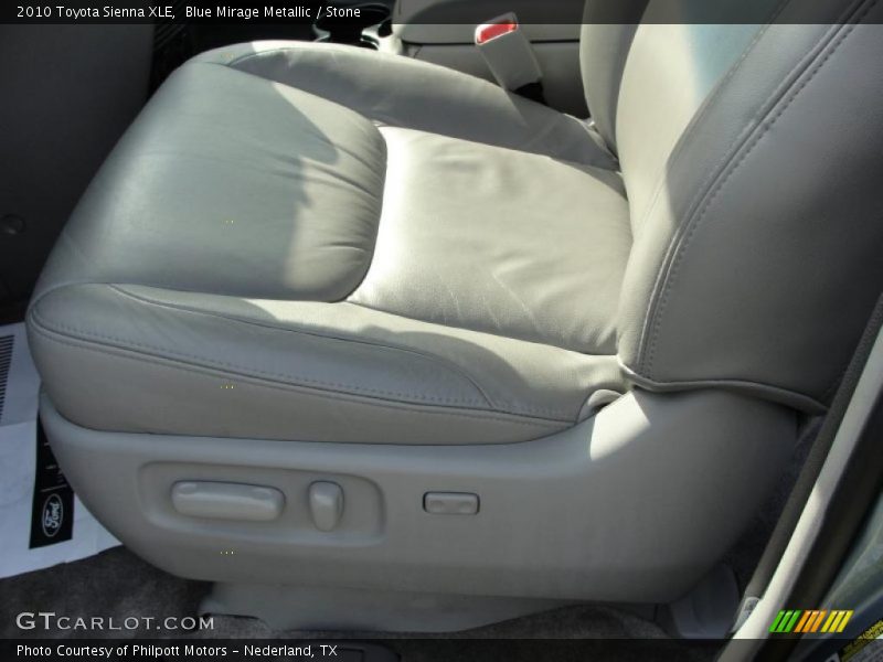 Blue Mirage Metallic / Stone 2010 Toyota Sienna XLE