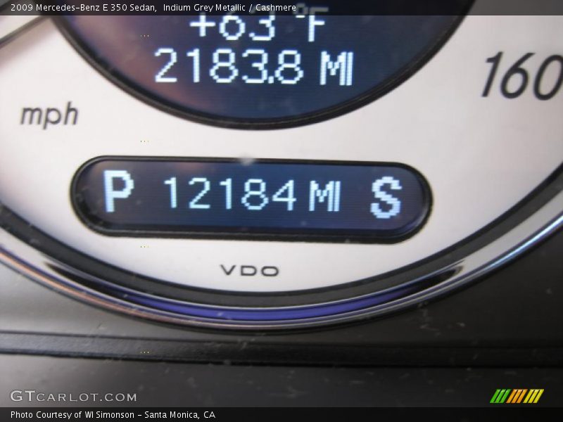 Indium Grey Metallic / Cashmere 2009 Mercedes-Benz E 350 Sedan