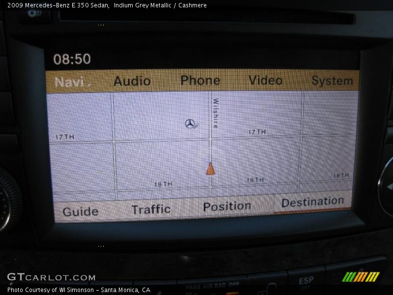 Indium Grey Metallic / Cashmere 2009 Mercedes-Benz E 350 Sedan