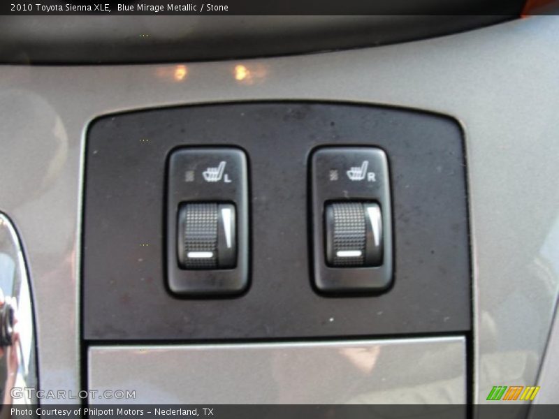 Blue Mirage Metallic / Stone 2010 Toyota Sienna XLE