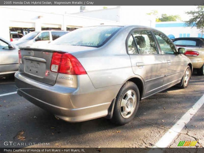 Magnesium Metallic / Gray 2005 Honda Civic Hybrid Sedan