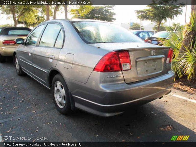 Magnesium Metallic / Gray 2005 Honda Civic Hybrid Sedan