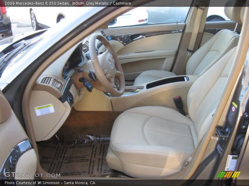 Indium Grey Metallic / Cashmere 2009 Mercedes-Benz E 350 Sedan
