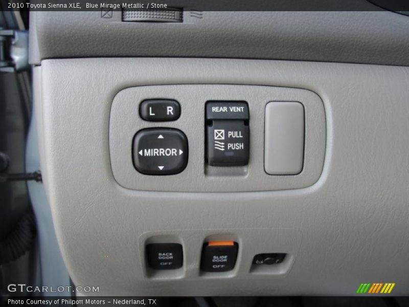 Blue Mirage Metallic / Stone 2010 Toyota Sienna XLE