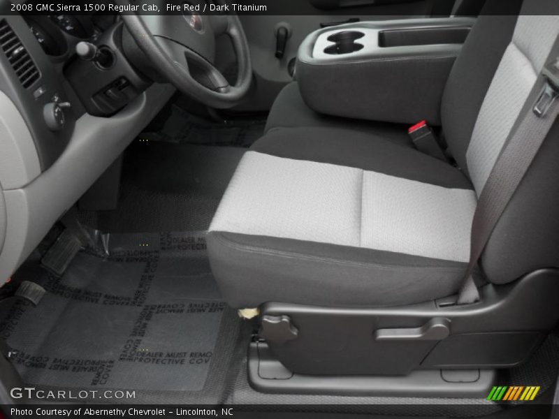 Fire Red / Dark Titanium 2008 GMC Sierra 1500 Regular Cab