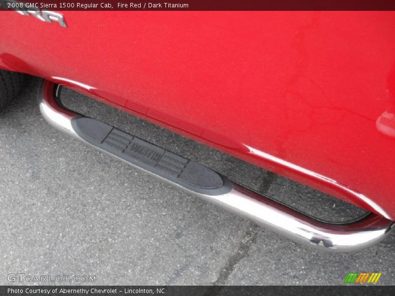 Fire Red / Dark Titanium 2008 GMC Sierra 1500 Regular Cab
