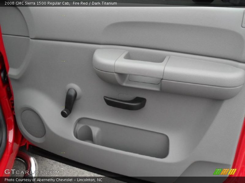 Fire Red / Dark Titanium 2008 GMC Sierra 1500 Regular Cab