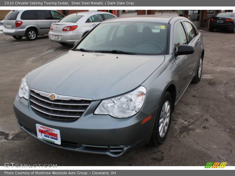 Silver Steel Metallic / Dark Slate Gray 2010 Chrysler Sebring Touring Sedan
