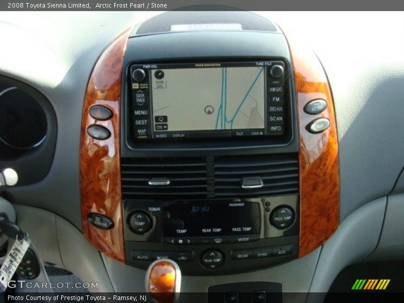 Arctic Frost Pearl / Stone 2008 Toyota Sienna Limited