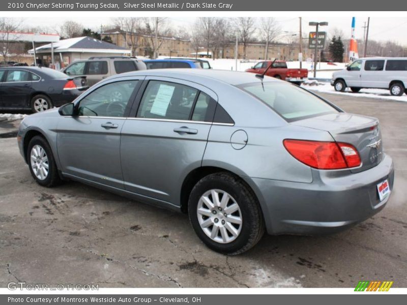 Silver Steel Metallic / Dark Slate Gray 2010 Chrysler Sebring Touring Sedan