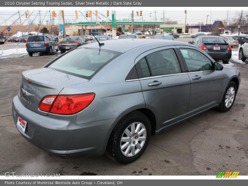 Silver Steel Metallic / Dark Slate Gray 2010 Chrysler Sebring Touring Sedan