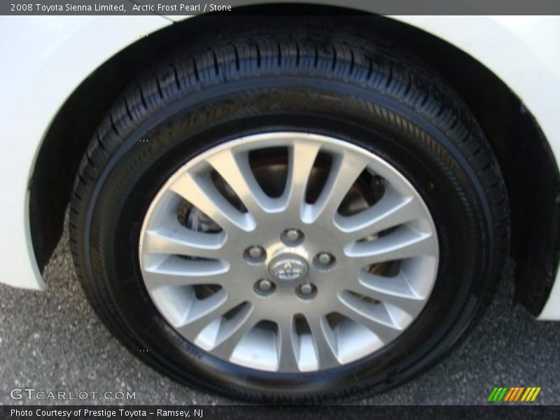 Arctic Frost Pearl / Stone 2008 Toyota Sienna Limited