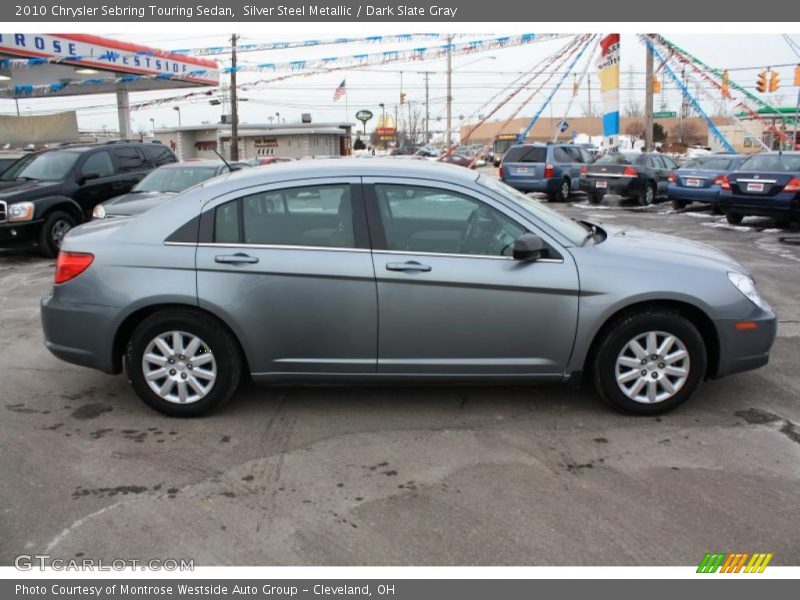 Silver Steel Metallic / Dark Slate Gray 2010 Chrysler Sebring Touring Sedan