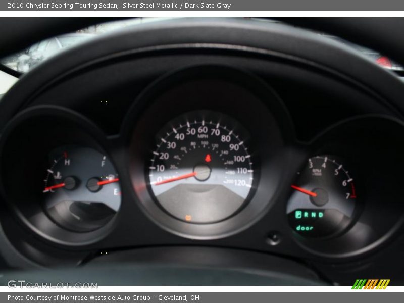 Silver Steel Metallic / Dark Slate Gray 2010 Chrysler Sebring Touring Sedan