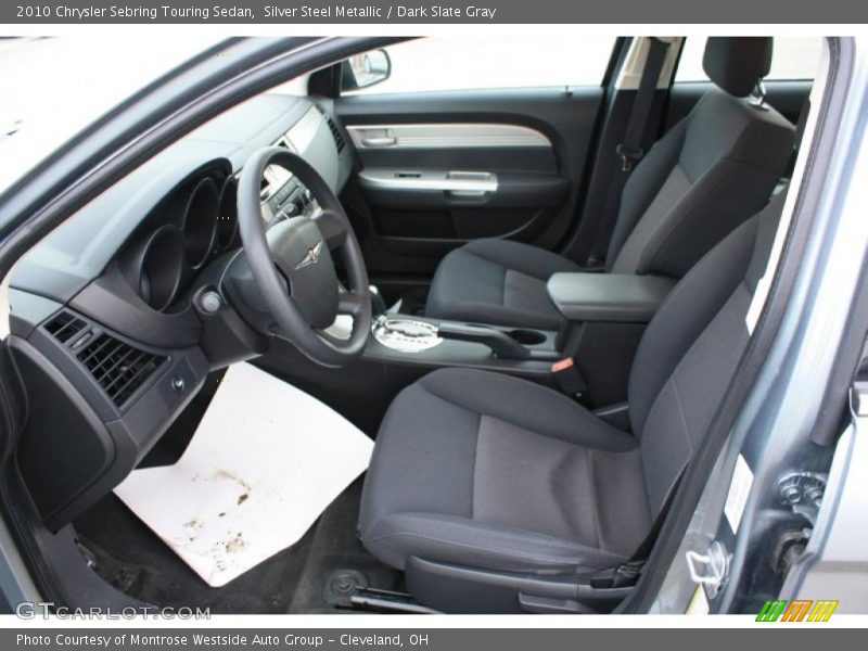 Silver Steel Metallic / Dark Slate Gray 2010 Chrysler Sebring Touring Sedan