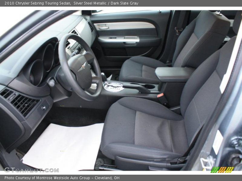 Silver Steel Metallic / Dark Slate Gray 2010 Chrysler Sebring Touring Sedan