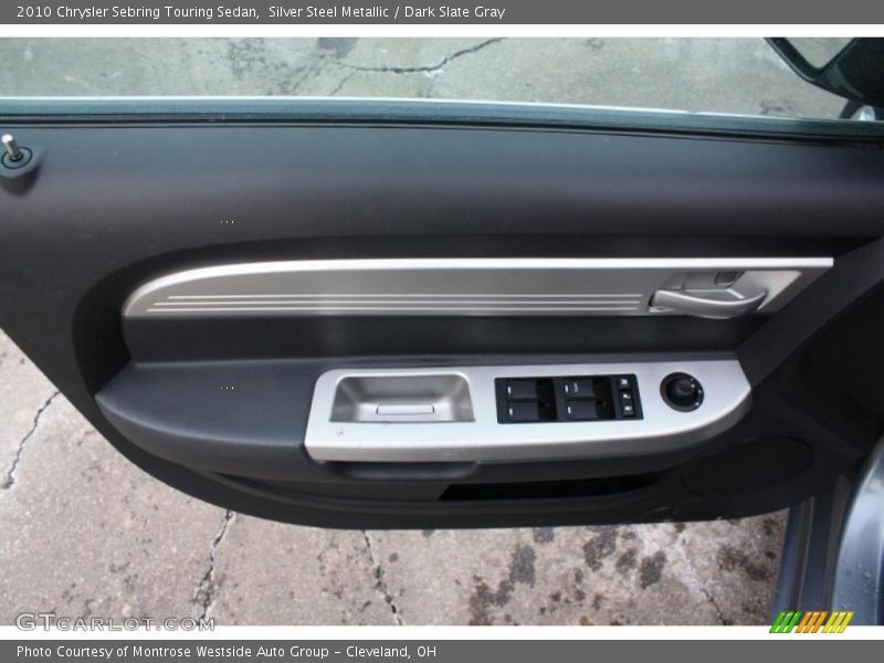 Silver Steel Metallic / Dark Slate Gray 2010 Chrysler Sebring Touring Sedan