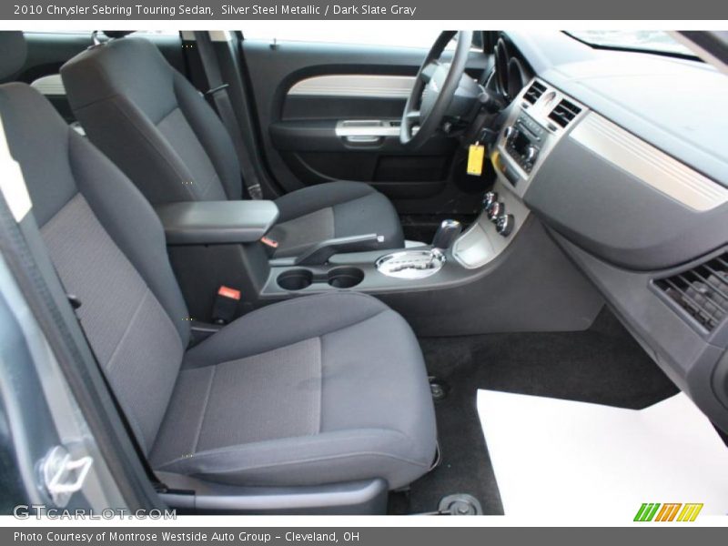 Silver Steel Metallic / Dark Slate Gray 2010 Chrysler Sebring Touring Sedan