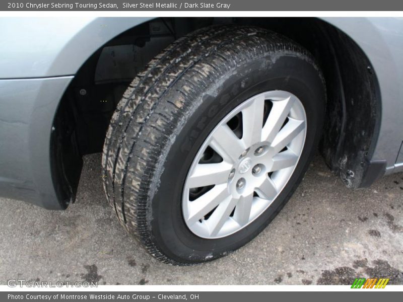 Silver Steel Metallic / Dark Slate Gray 2010 Chrysler Sebring Touring Sedan