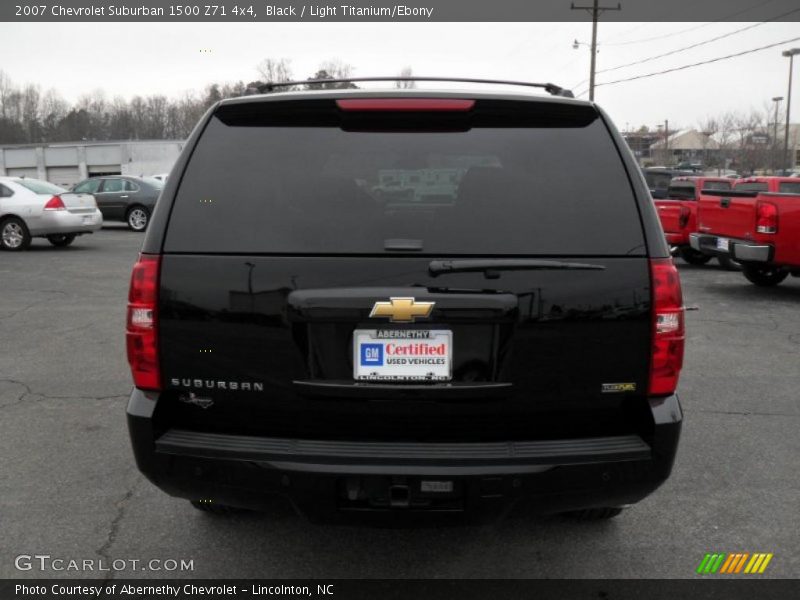 Black / Light Titanium/Ebony 2007 Chevrolet Suburban 1500 Z71 4x4