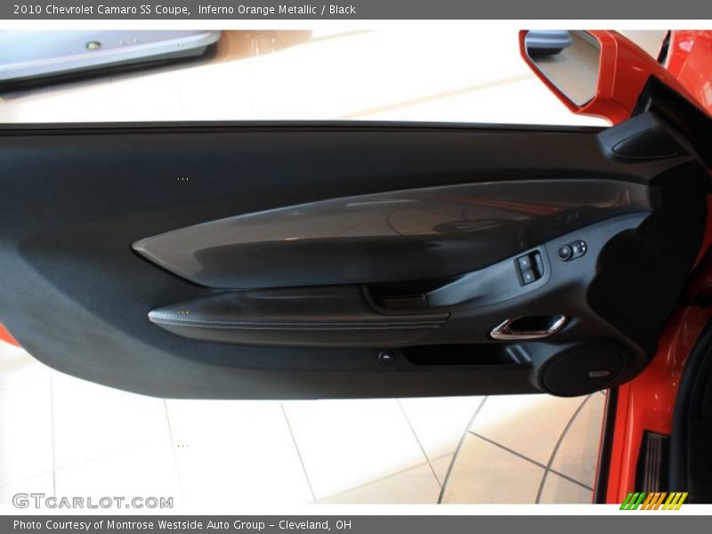 Inferno Orange Metallic / Black 2010 Chevrolet Camaro SS Coupe