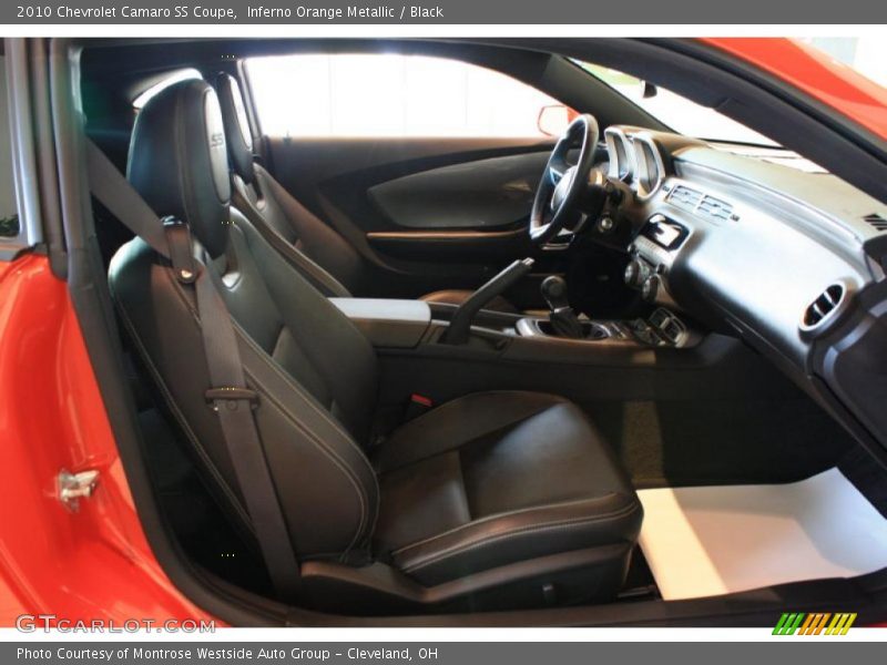Inferno Orange Metallic / Black 2010 Chevrolet Camaro SS Coupe
