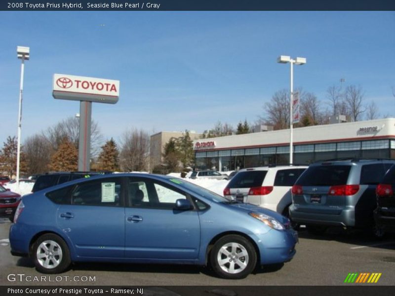 Seaside Blue Pearl / Gray 2008 Toyota Prius Hybrid