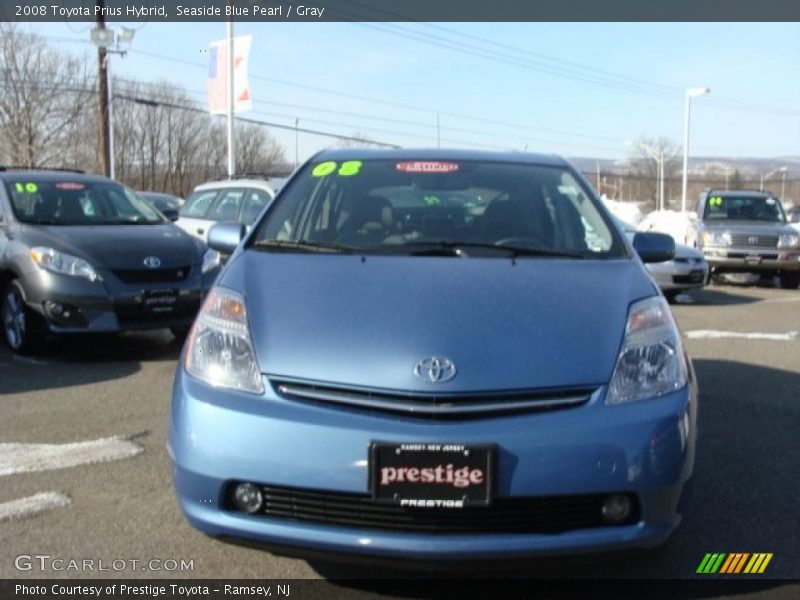 Seaside Blue Pearl / Gray 2008 Toyota Prius Hybrid