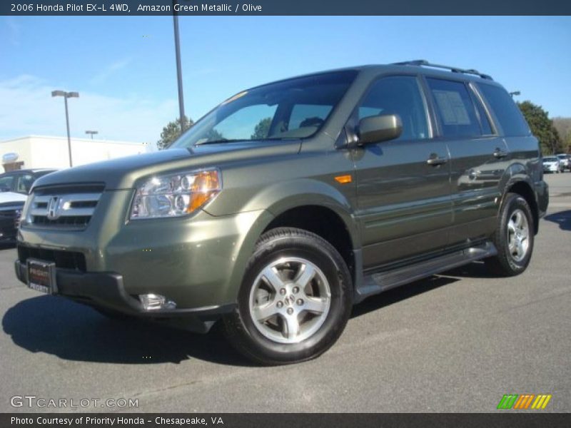 Amazon Green Metallic / Olive 2006 Honda Pilot EX-L 4WD