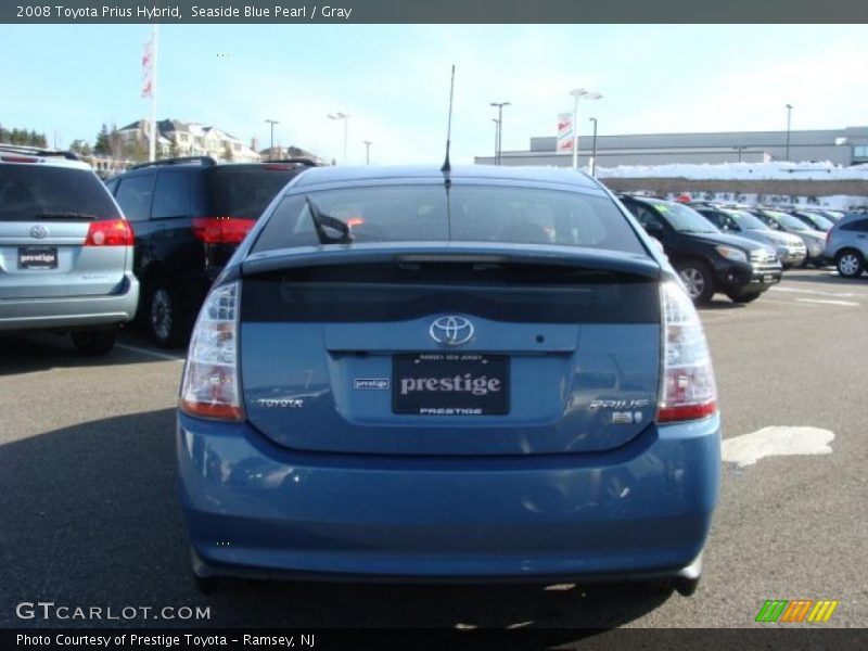 Seaside Blue Pearl / Gray 2008 Toyota Prius Hybrid