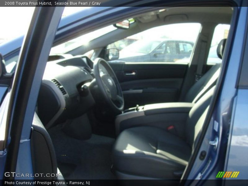 Seaside Blue Pearl / Gray 2008 Toyota Prius Hybrid