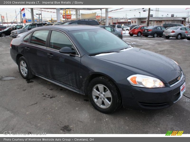 Imperial Blue Metallic / Ebony 2009 Chevrolet Impala LT
