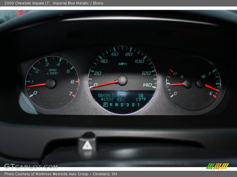 Imperial Blue Metallic / Ebony 2009 Chevrolet Impala LT
