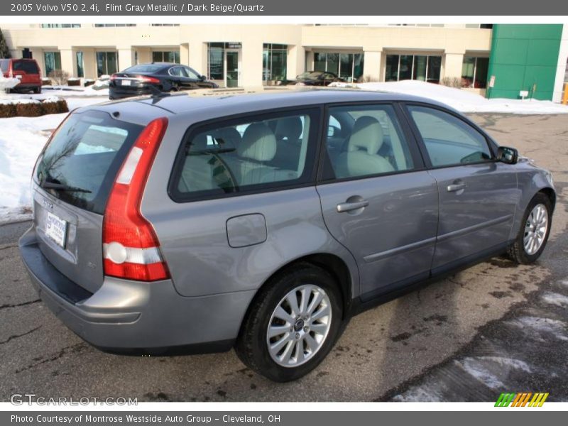 Flint Gray Metallic / Dark Beige/Quartz 2005 Volvo V50 2.4i