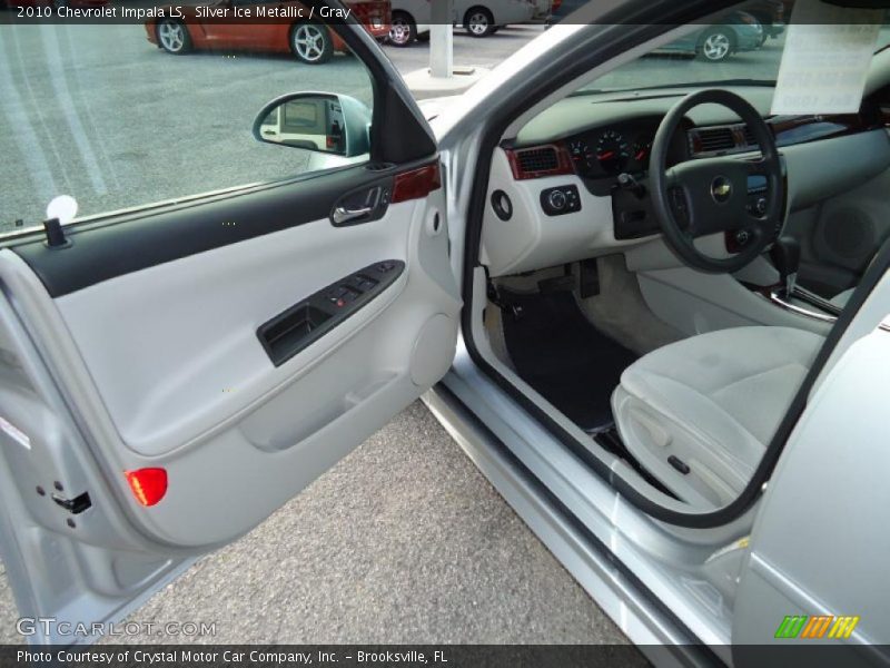 Silver Ice Metallic / Gray 2010 Chevrolet Impala LS