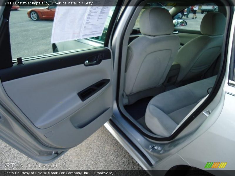 Silver Ice Metallic / Gray 2010 Chevrolet Impala LS