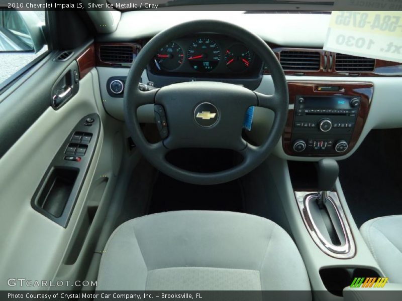 Silver Ice Metallic / Gray 2010 Chevrolet Impala LS