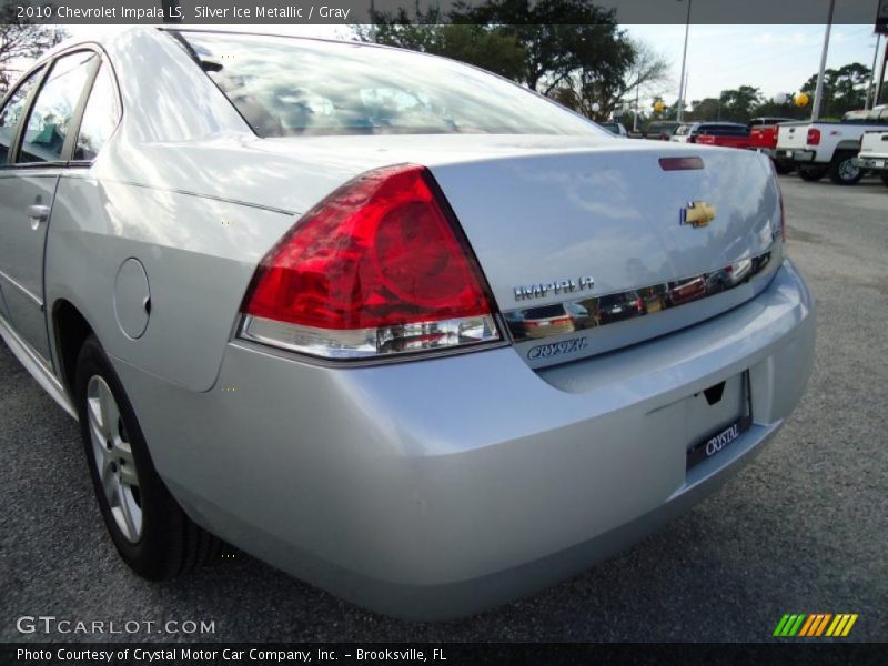 Silver Ice Metallic / Gray 2010 Chevrolet Impala LS