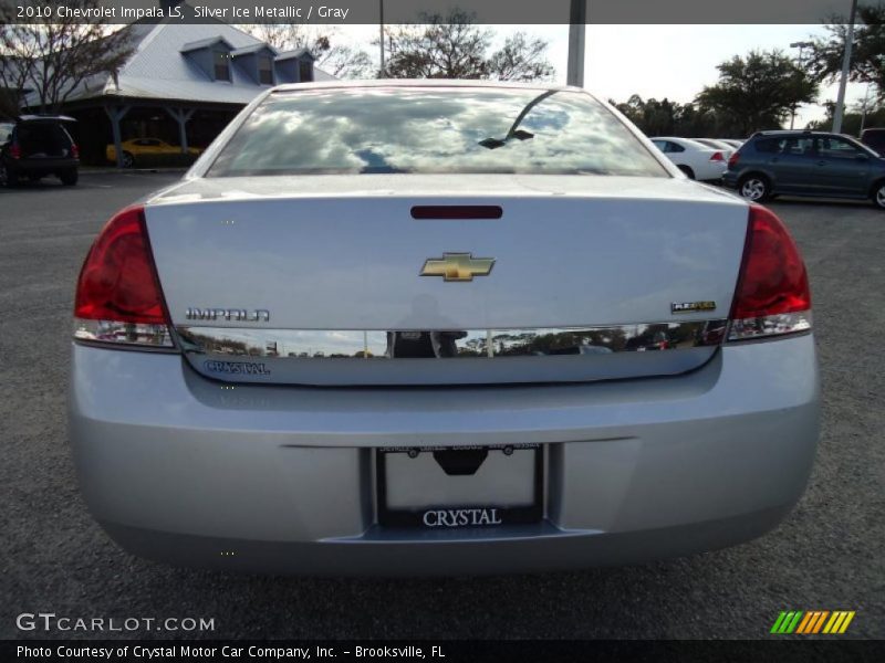 Silver Ice Metallic / Gray 2010 Chevrolet Impala LS