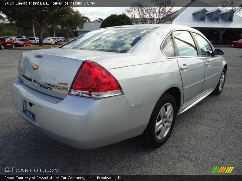 Silver Ice Metallic / Gray 2010 Chevrolet Impala LS