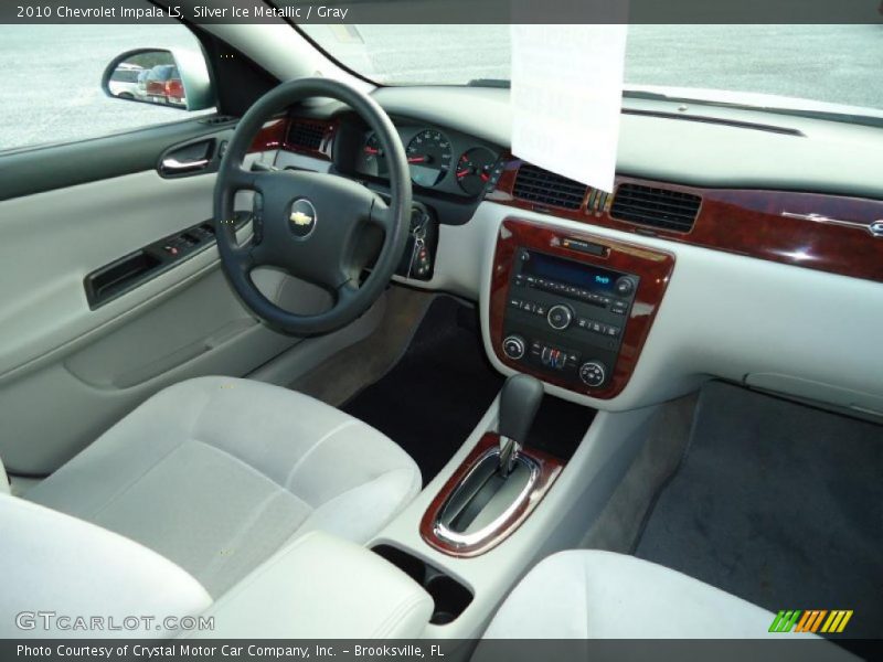 Silver Ice Metallic / Gray 2010 Chevrolet Impala LS